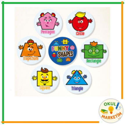 Funny Shapes Duvar & Tavan Aparatları 7’li Set Kopyası