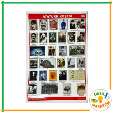 Atatürk Köşesi (50x70 cm) Plastik Çıtalı