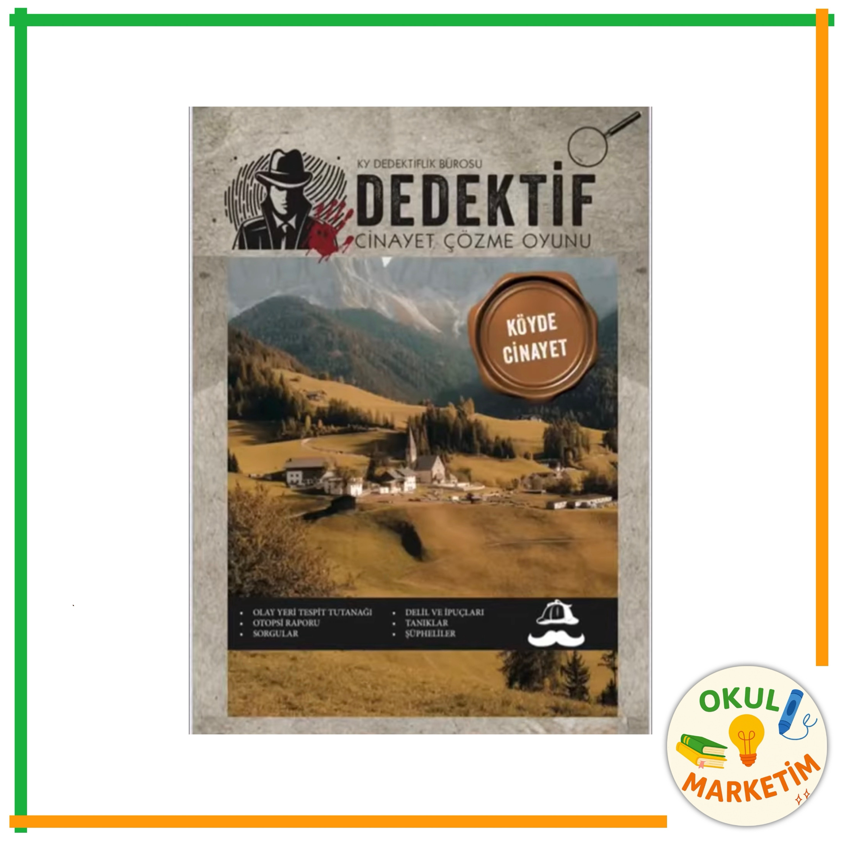 Dedektif / Cinayet Çözme Oyunu -  Köyde Cinayet