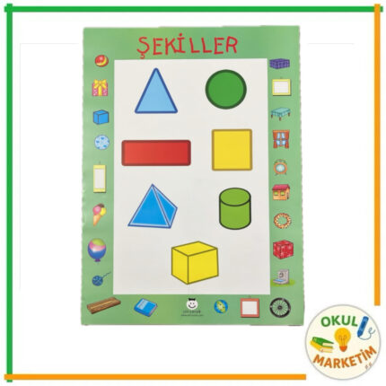 Şekiller Afişi 50x70 cm