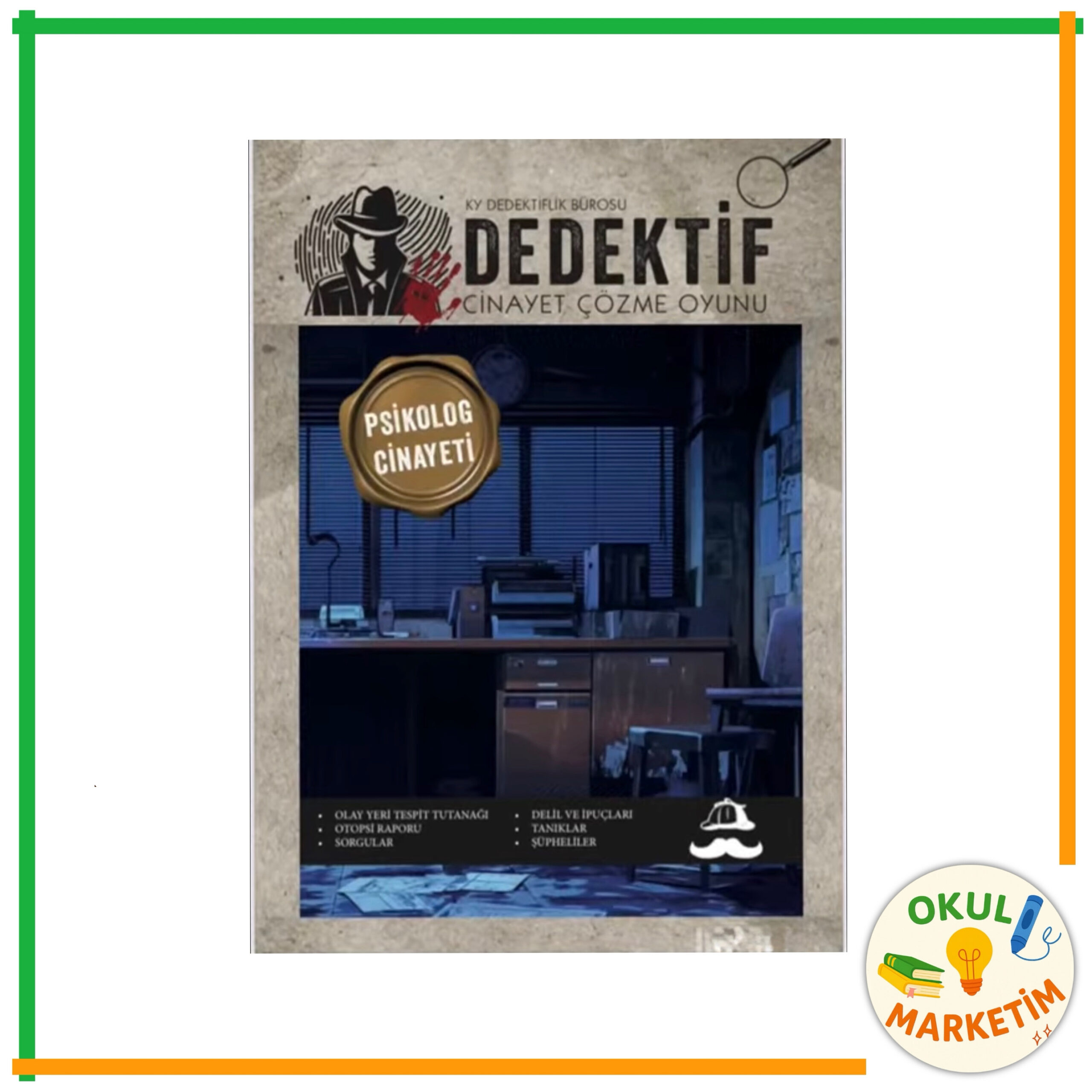 Dedektif / Cinayet Çözme Oyunu - Psikolog Cinayeti