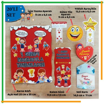 1. Sınıfı Tamamladın 20'li Set