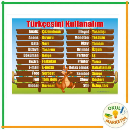 Türkçesini Kullanalım Afişi