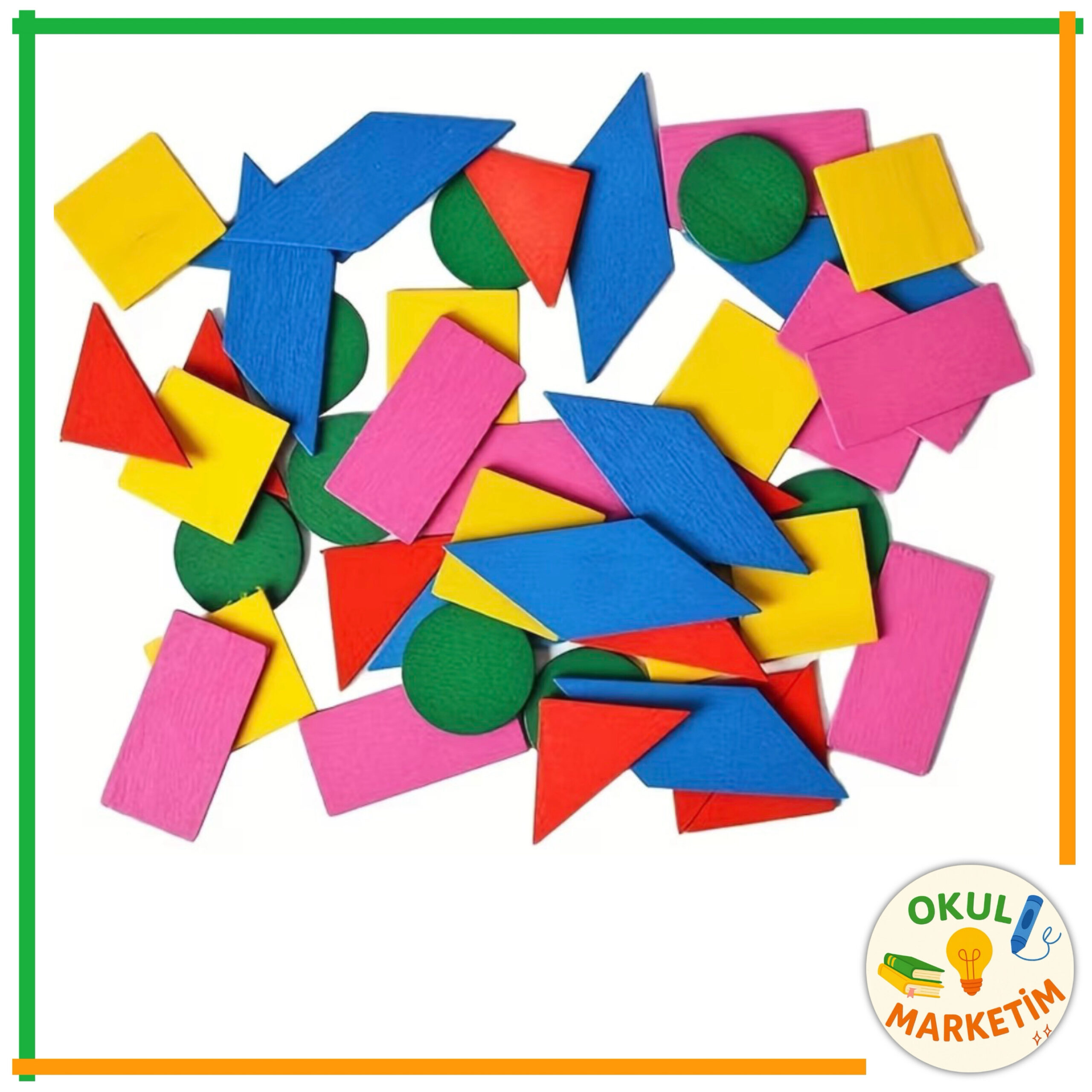 2D Geometrik Şekiller (Kutulu)