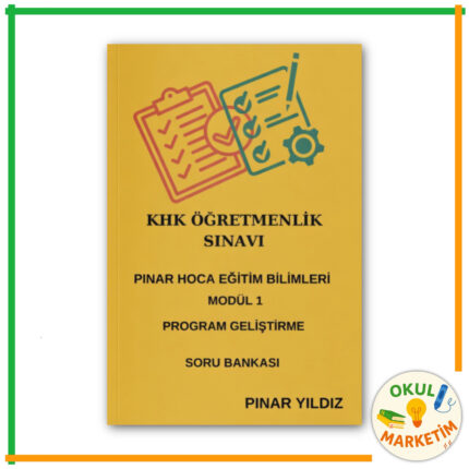 Pınar Yıldız - Eğitim Bilimleri & Program Geliştirme Modül 1 Soru Bankası