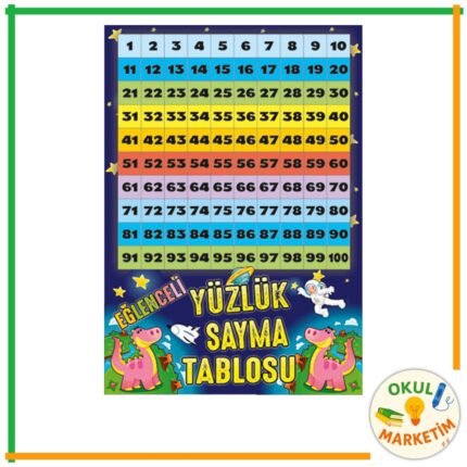Yüzlük Sayma Afişi