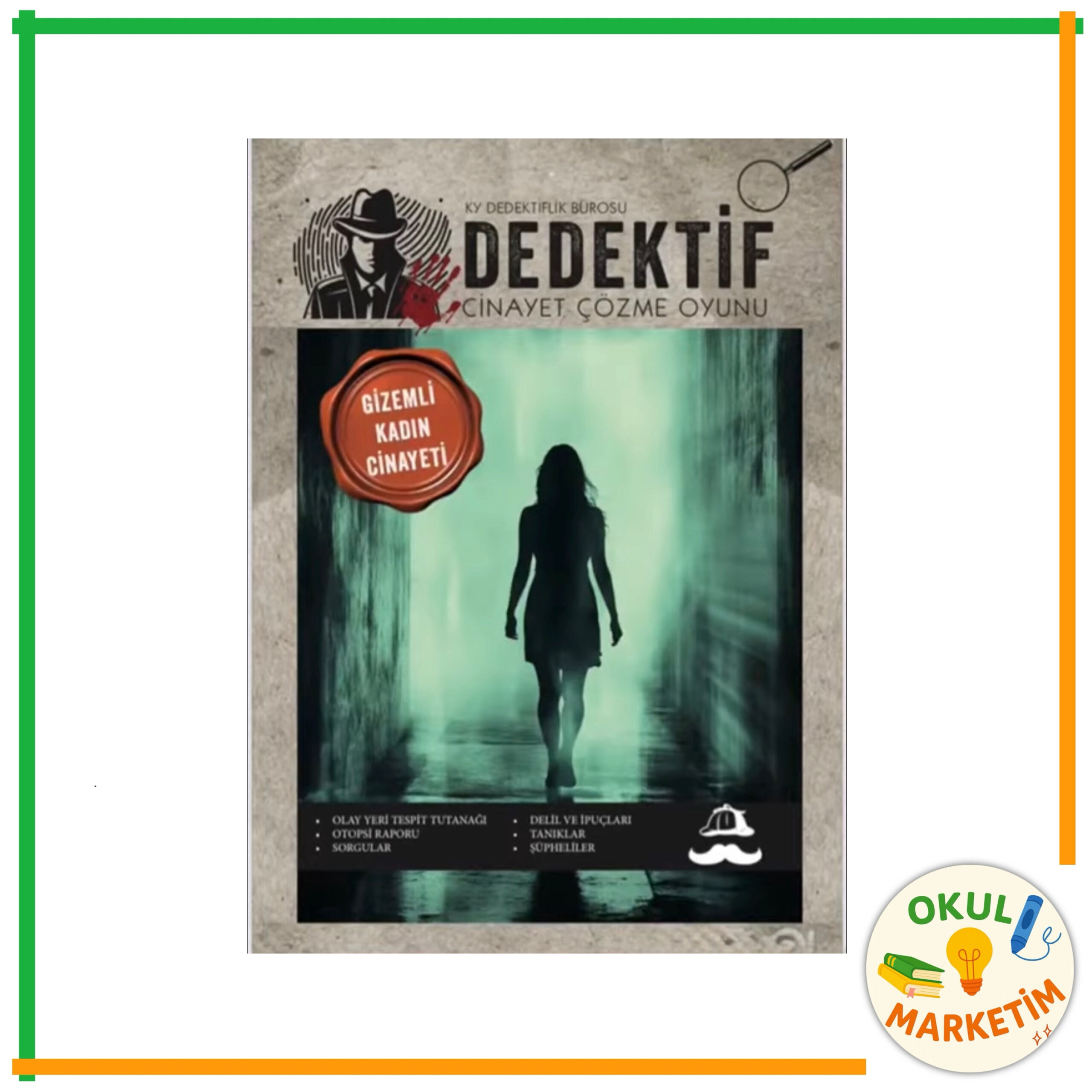 Dedektif / Cinayet Çözme Oyunu - Gizemli Kadın Cinayeti