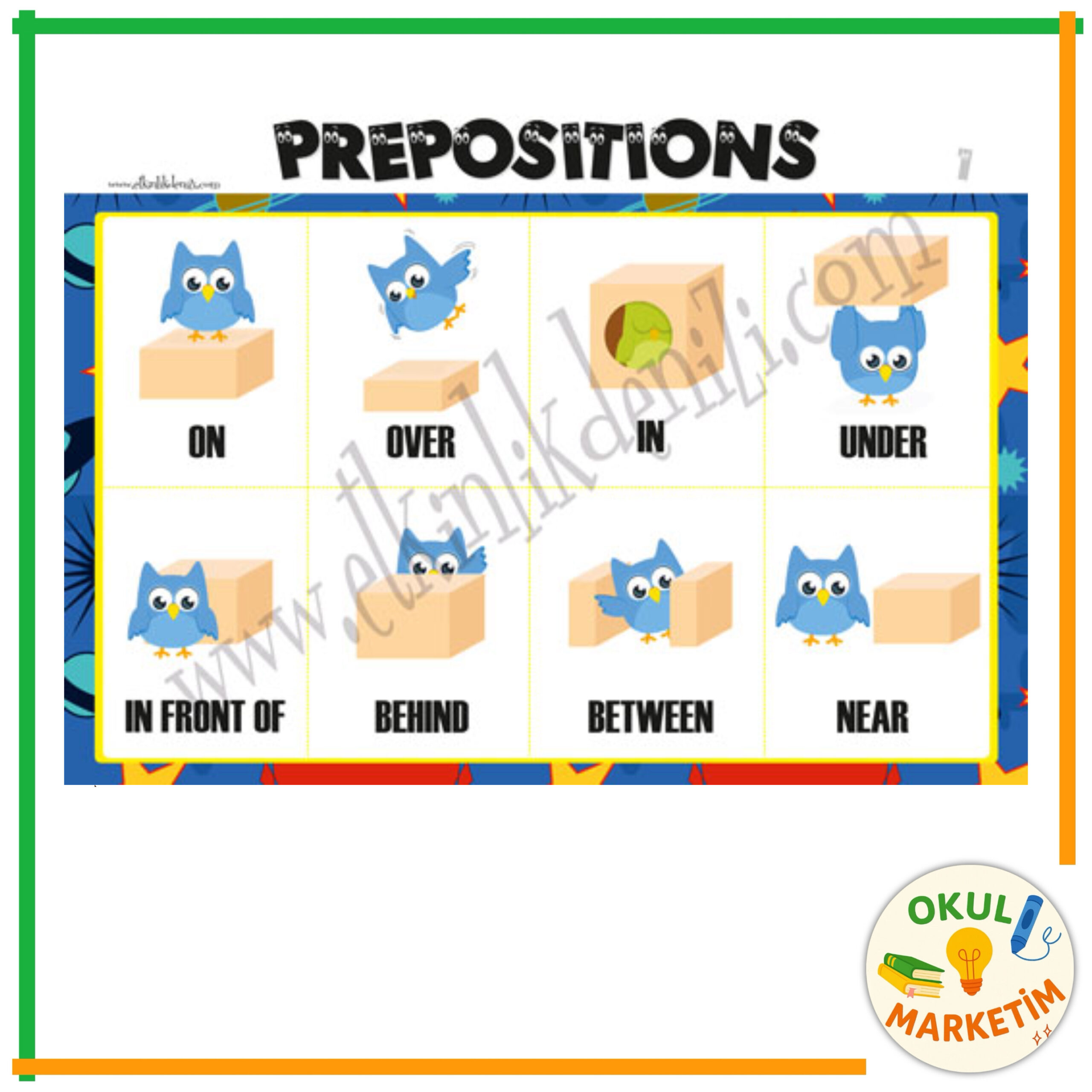 Prepositions 2’li Afiş Seti