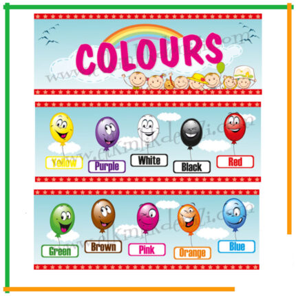 Colours 3’lü Duvar Sticker Aparatları