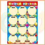 Mutlu Yıllar Tablosu (Yaz-Sil)