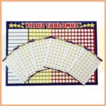 Yıldız Tablomuz (15 Kişilik) + 6 Yıldız Etiketi
