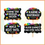 Karne Hatırası El Pankartı 4'lü set