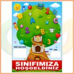 Sınıfımıza Hoş Geldiniz Afişi
