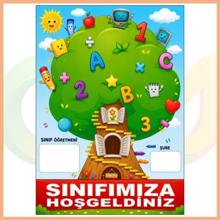 Sınıfımıza Hoş Geldiniz Afişi