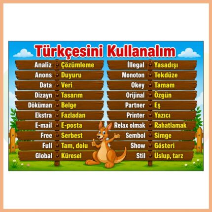 Türkçesini Kullanalım Afişi