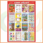 1. Sınıf 16'lı Afiş Seti