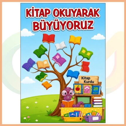 Kitap Okuyarak Büyüyoruz Afişi