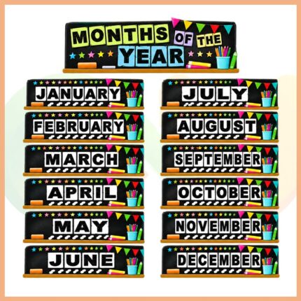 Months Of The Year 13’lü Set