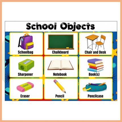 School Objects Afişi