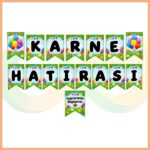 Karne Hatırası Bayrak Pano Seti