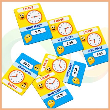 I Have Who Has Card Game (TIME)