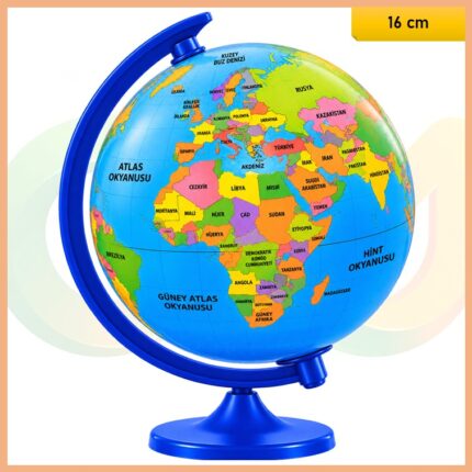 Yerküre Modeli (16 cm) - Mavi