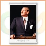 Atatürk Portresi 35x50 cm (Plastik Çıtalı)