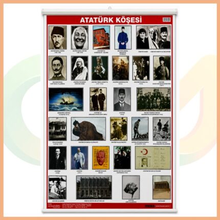 Atatürk Köşesi 50x70 cm (Plastik Çıtalı)