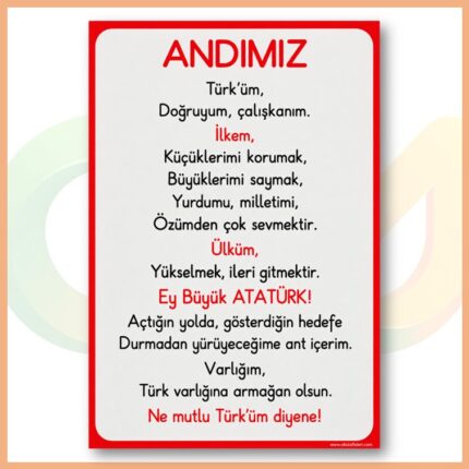 Andımız Afişi