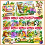 Hayvanlar Alemi 10'lu Set (Poster Hediyeli)