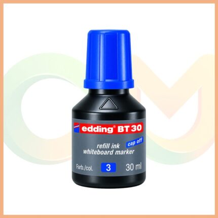 Edding BT30 Beyaz Tahta Kalemi Mürekkebi 30ml - Mavi