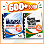 OM Yayınları - Anayasa & Kamu Görevlileri Yasası Ders Notları ve KHK Formatında Çalışma Soruları Seti