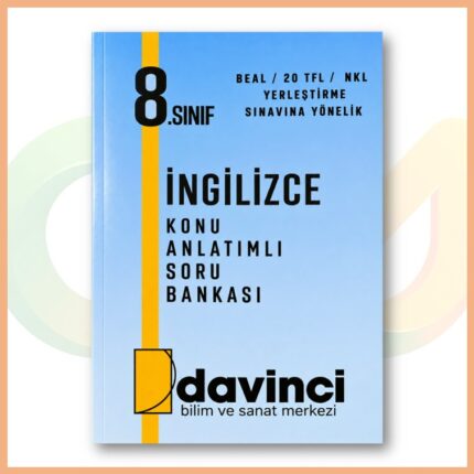 Davinci Yayınları - 8. Sınıf İngilizce Konu Anlatımlı Soru Bankası