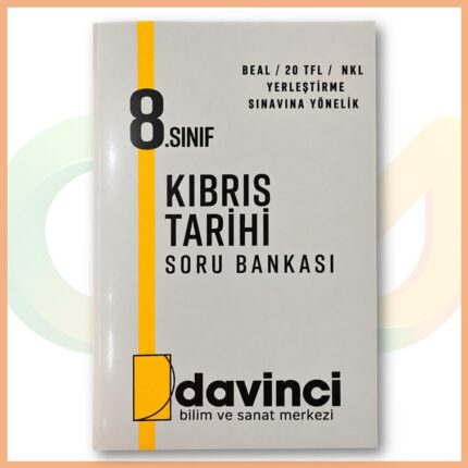 Davinci Yayınları - 8. Sınıf Kıbrıs Tarihi Soru Bankası