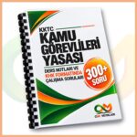 OM Yayınları - Kamu Görevlileri Yasası Ders Notları ve KHK Formatında Çalışma Soruları